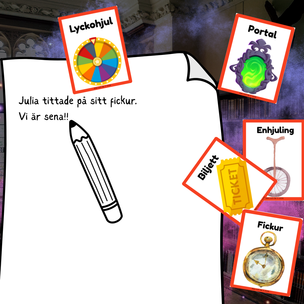 Bildkort Föremål - 40 kort för kreativt skrivande