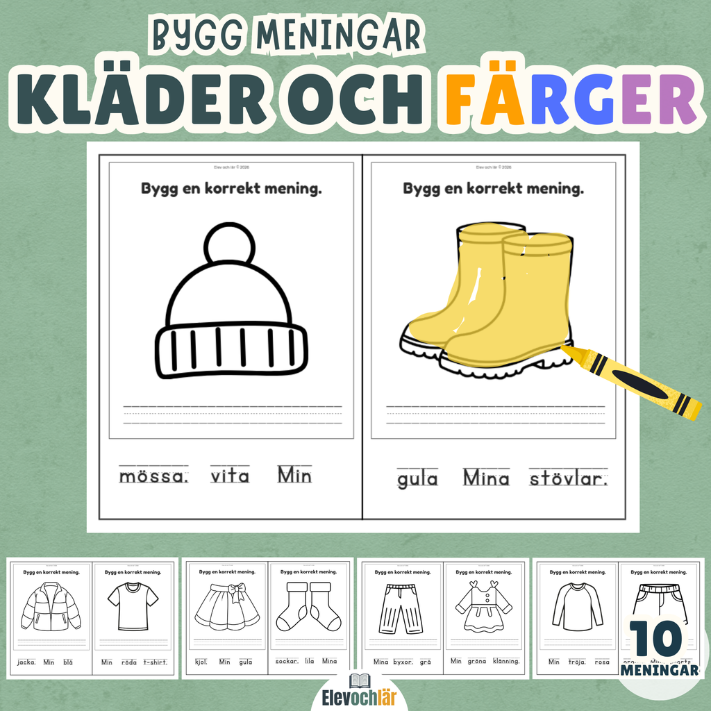 Paket bygg meningar (värde 84kr)