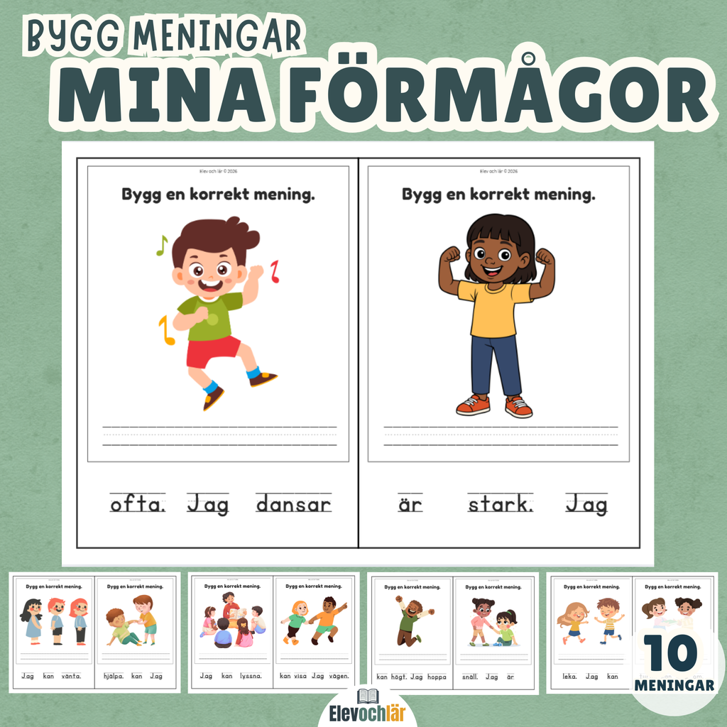 Paket bygg meningar (värde 84kr)
