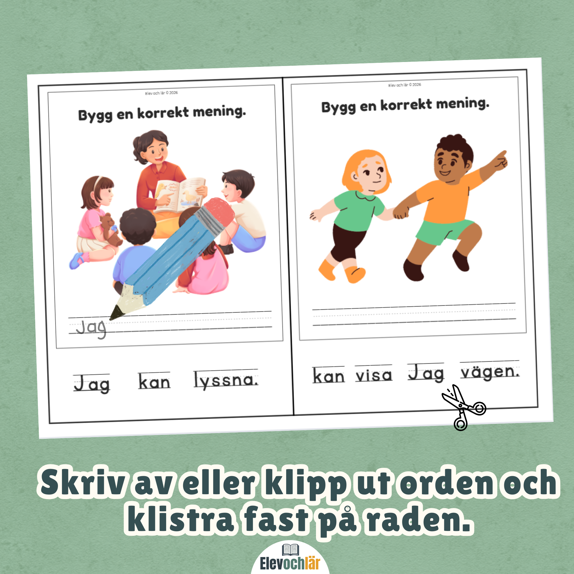 Paket bygg meningar (värde 84kr)