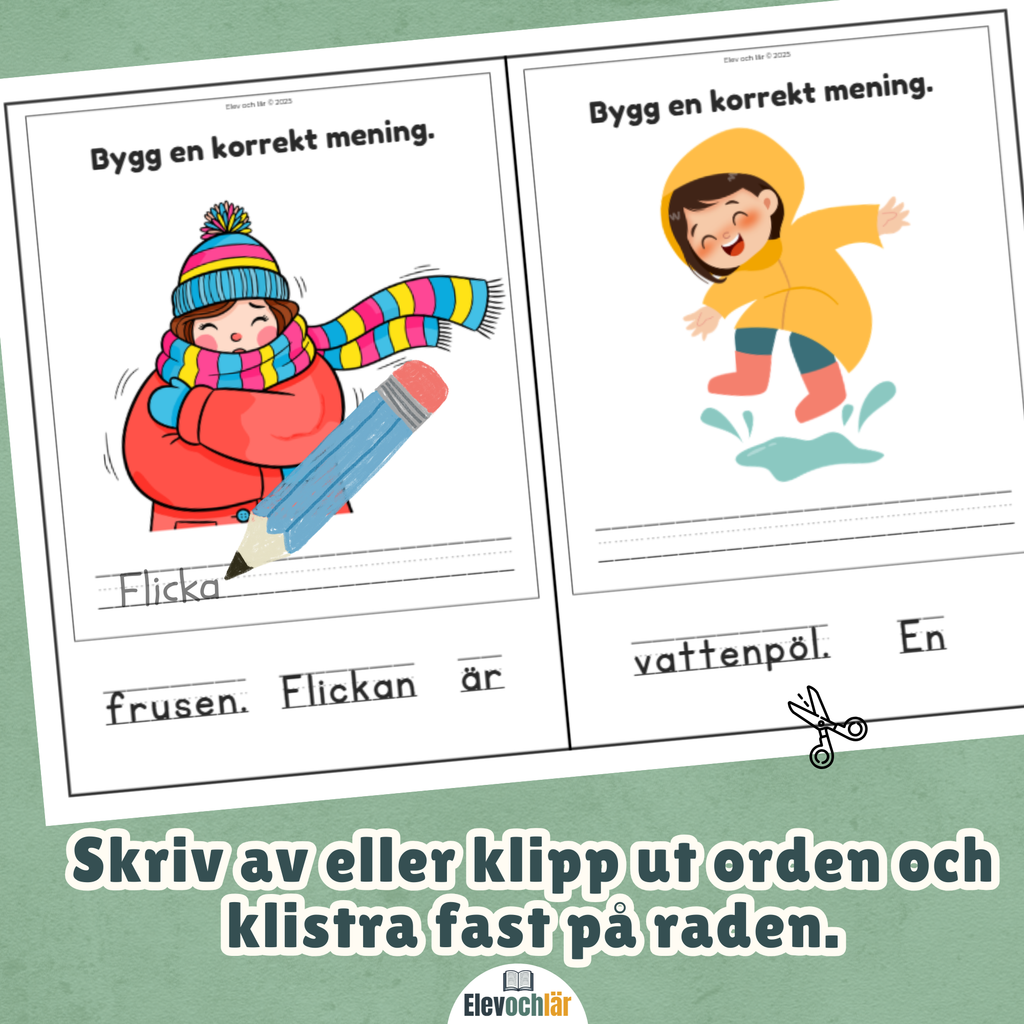 Bygg meningar - väder