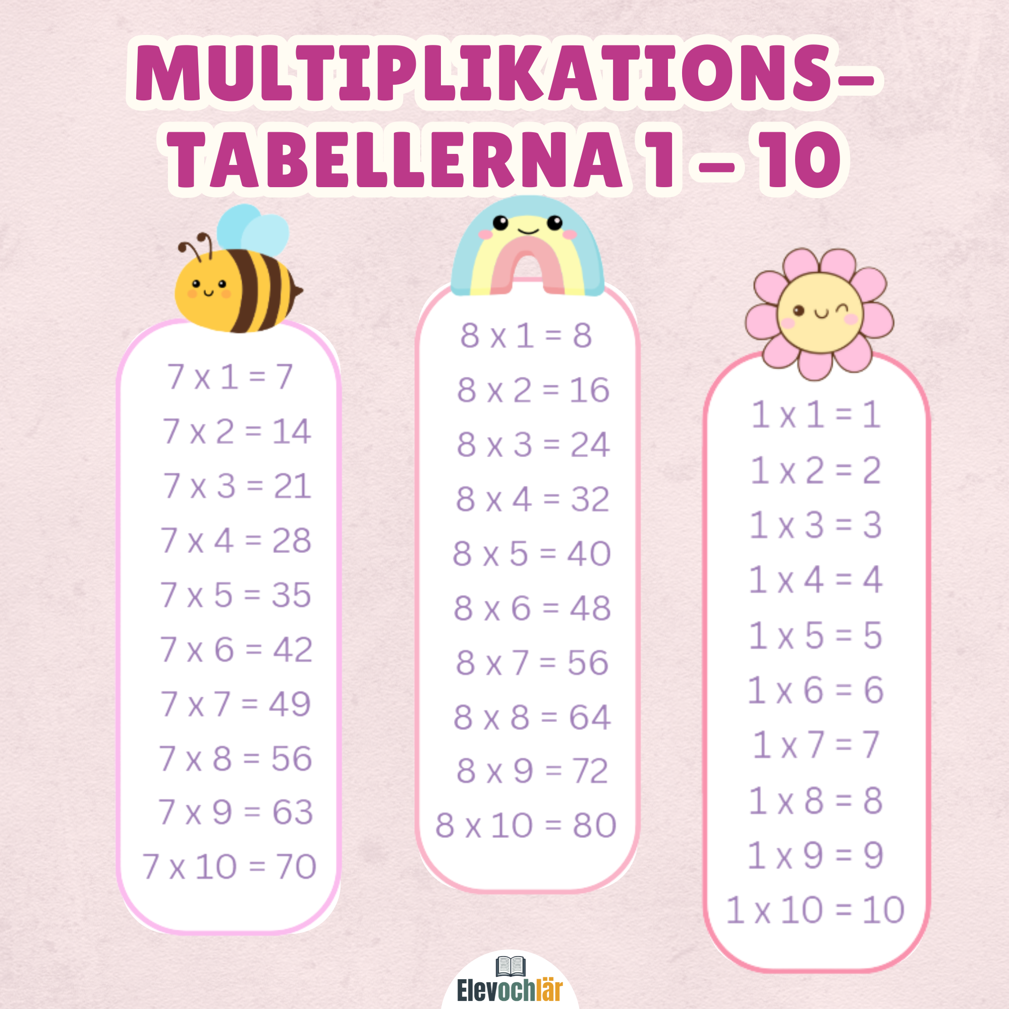 Paket Multiplikation (värde 135kr)