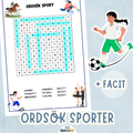 Ordsök sporter + facit