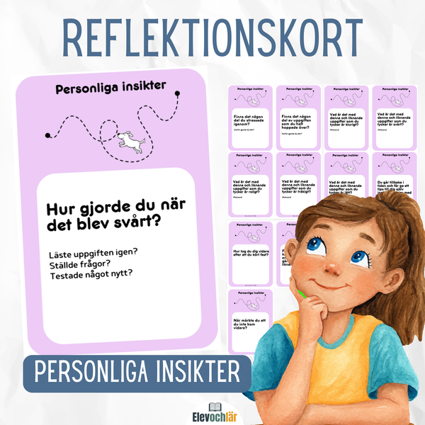 Reflektionskort - personliga insikter