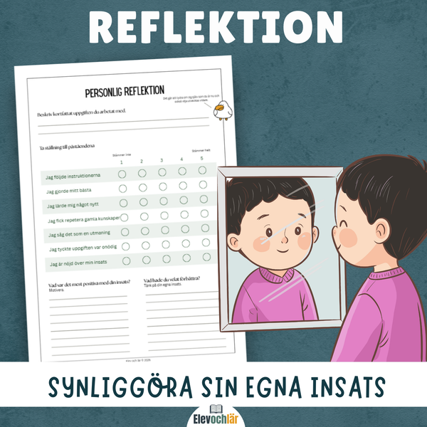 Reflektion - att synliggöra sin egna insats