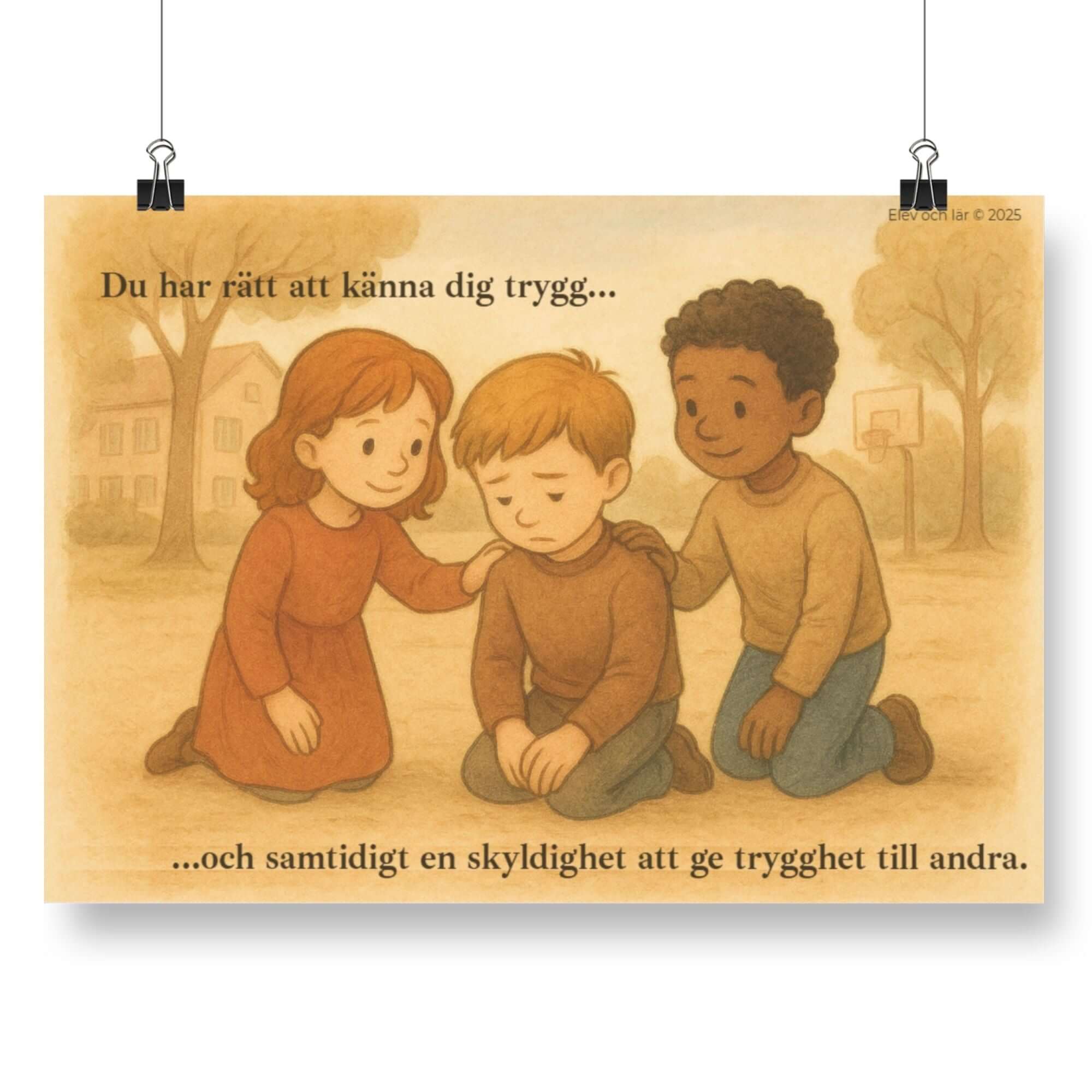 Poster - rätt att känna sig trygg