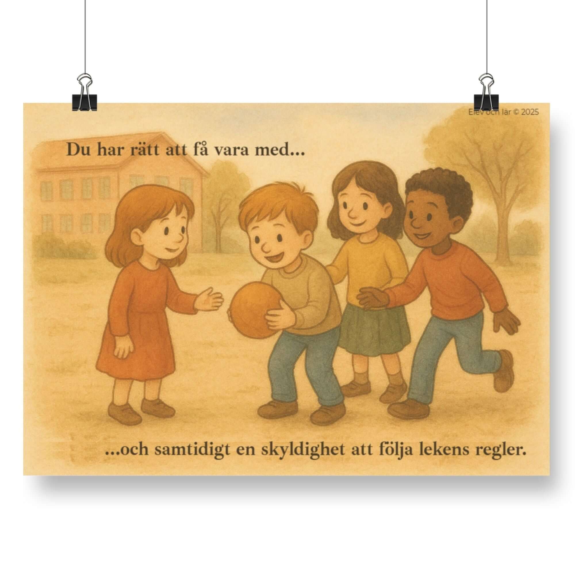 Poster - rätt att få vara med