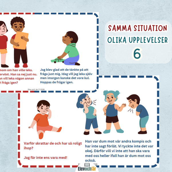 Att vara med andra. Samma situation - olika upplevelser. Del 6