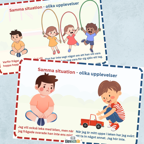 Att fråga och bli tillfrågad. Samma situation - olika upplevelser. Paket 1.