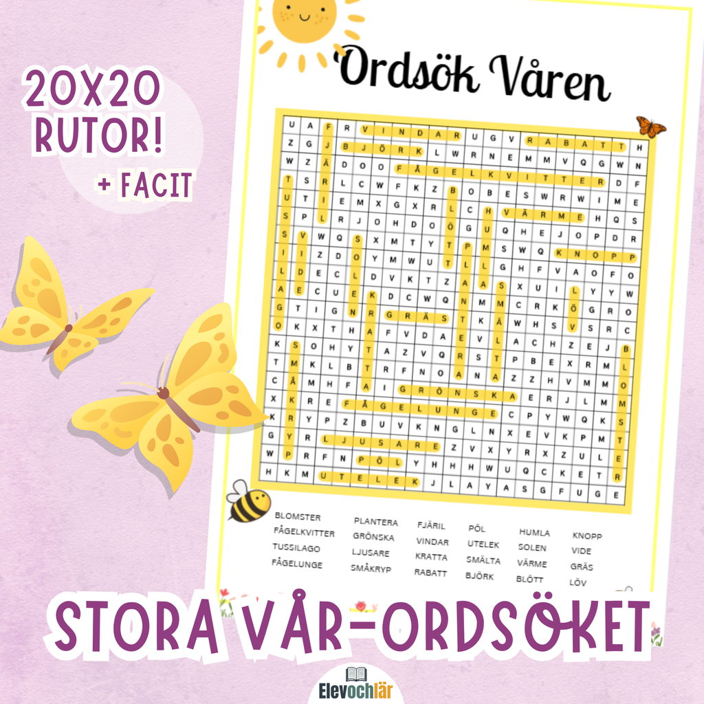 PAKET: Vårens klurigheter (värde 103kr!)