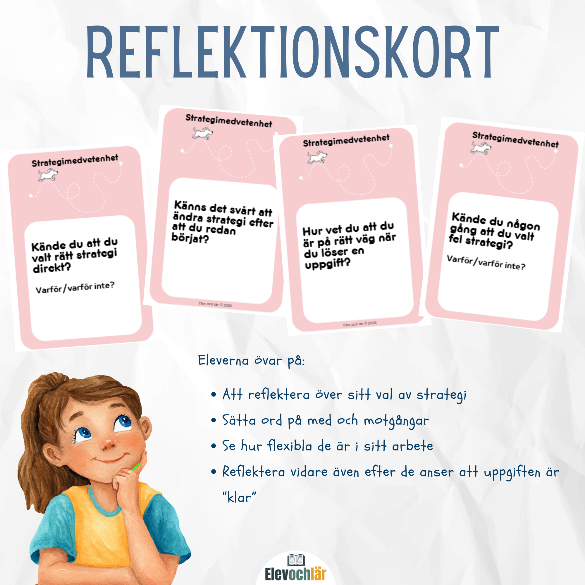 PAKET: Reflektionskort 60 stycken