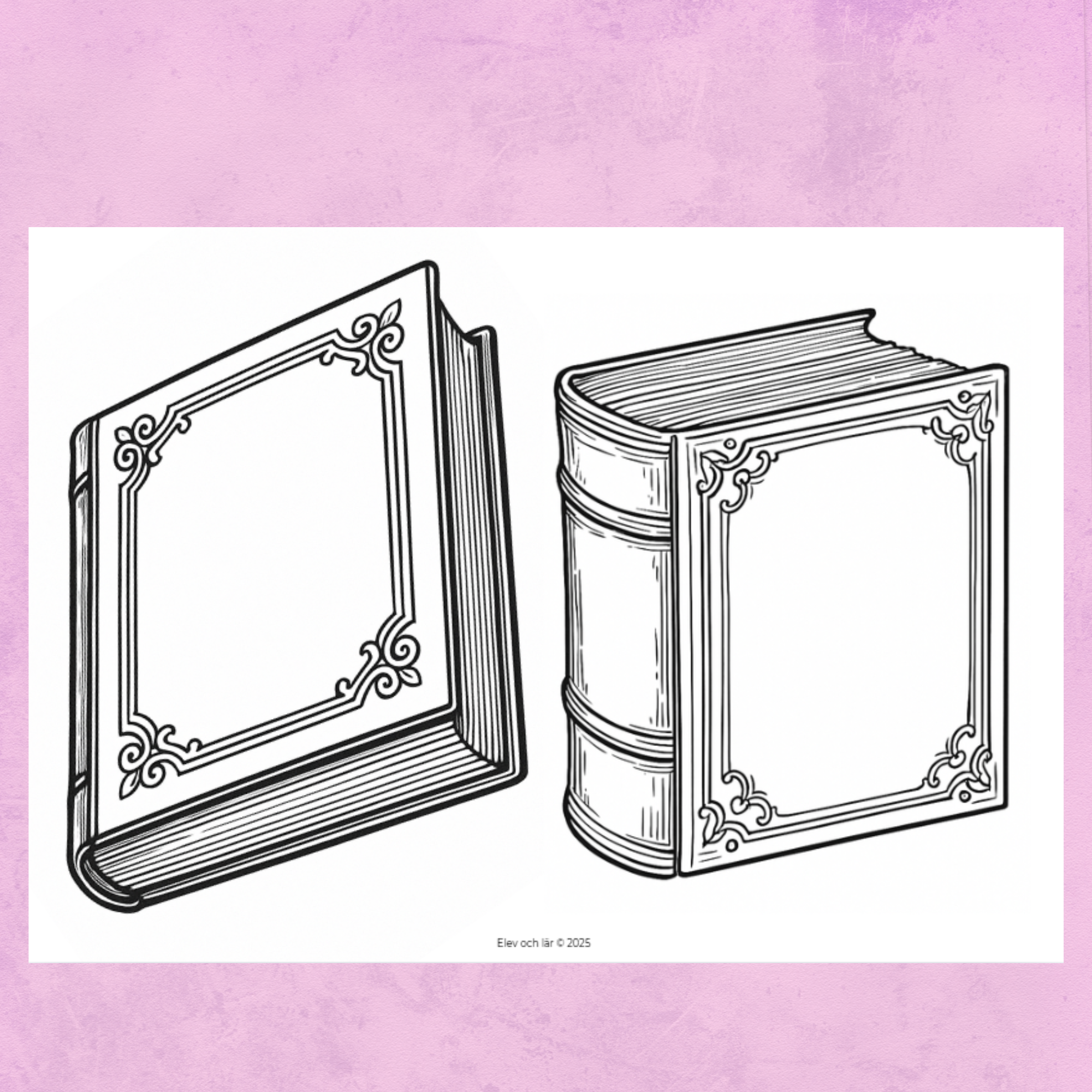 Vackra böcker - till klassrumsdekor, bilduppgift eller barnboksveckan
