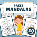 Paket: Matte-mandalas 50st (ord. pris 200kr)