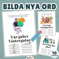 Bilda nya ord av bokstäverna i meningen - 10 blandade