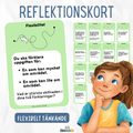 Reflektionskort - flexibelt tänkande