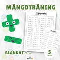 Mängdträning addition + subtraktion