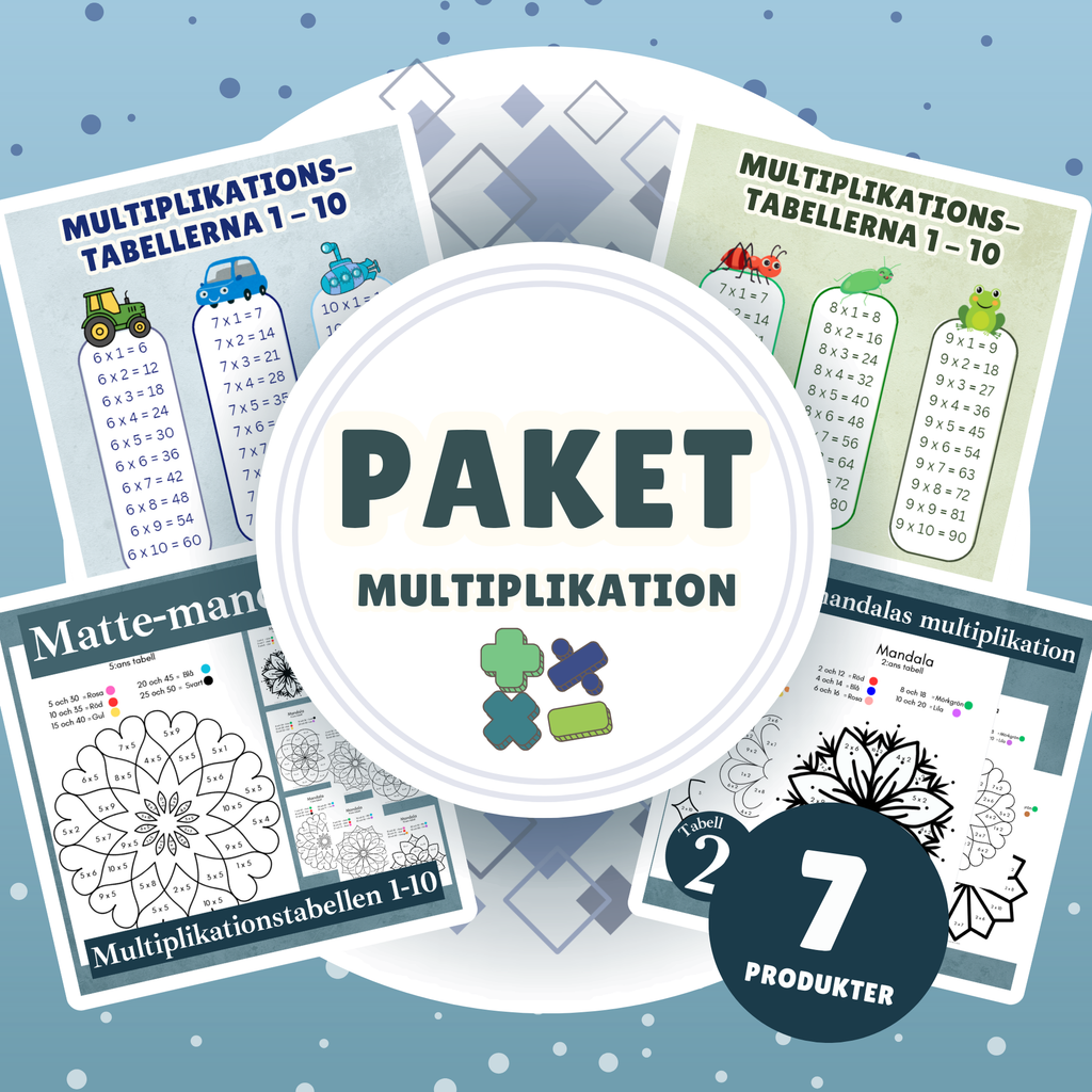 Paket Multiplikation (värde 135kr)