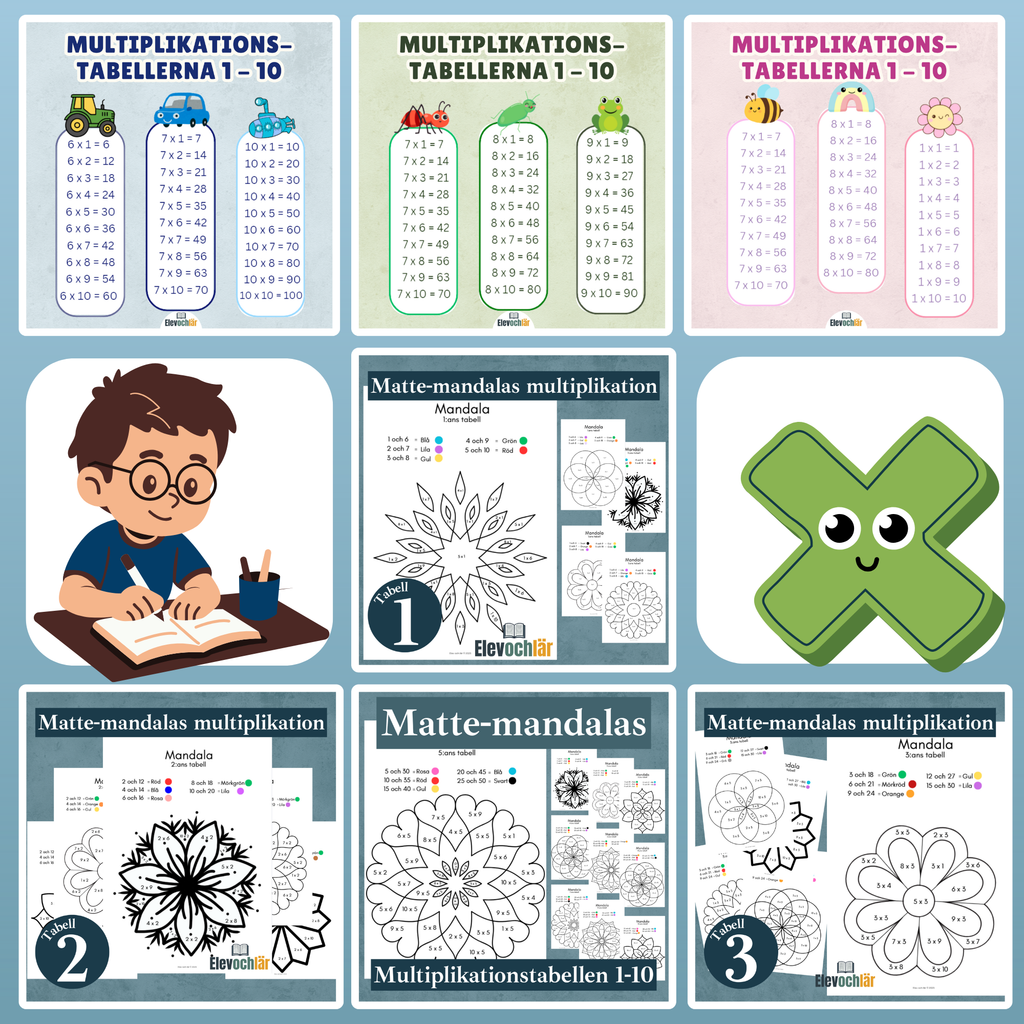 Paket Multiplikation (värde 135kr)