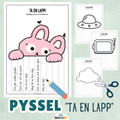 Ta en lapp - Pyssel där eleverna får måla, skriva och klippa.