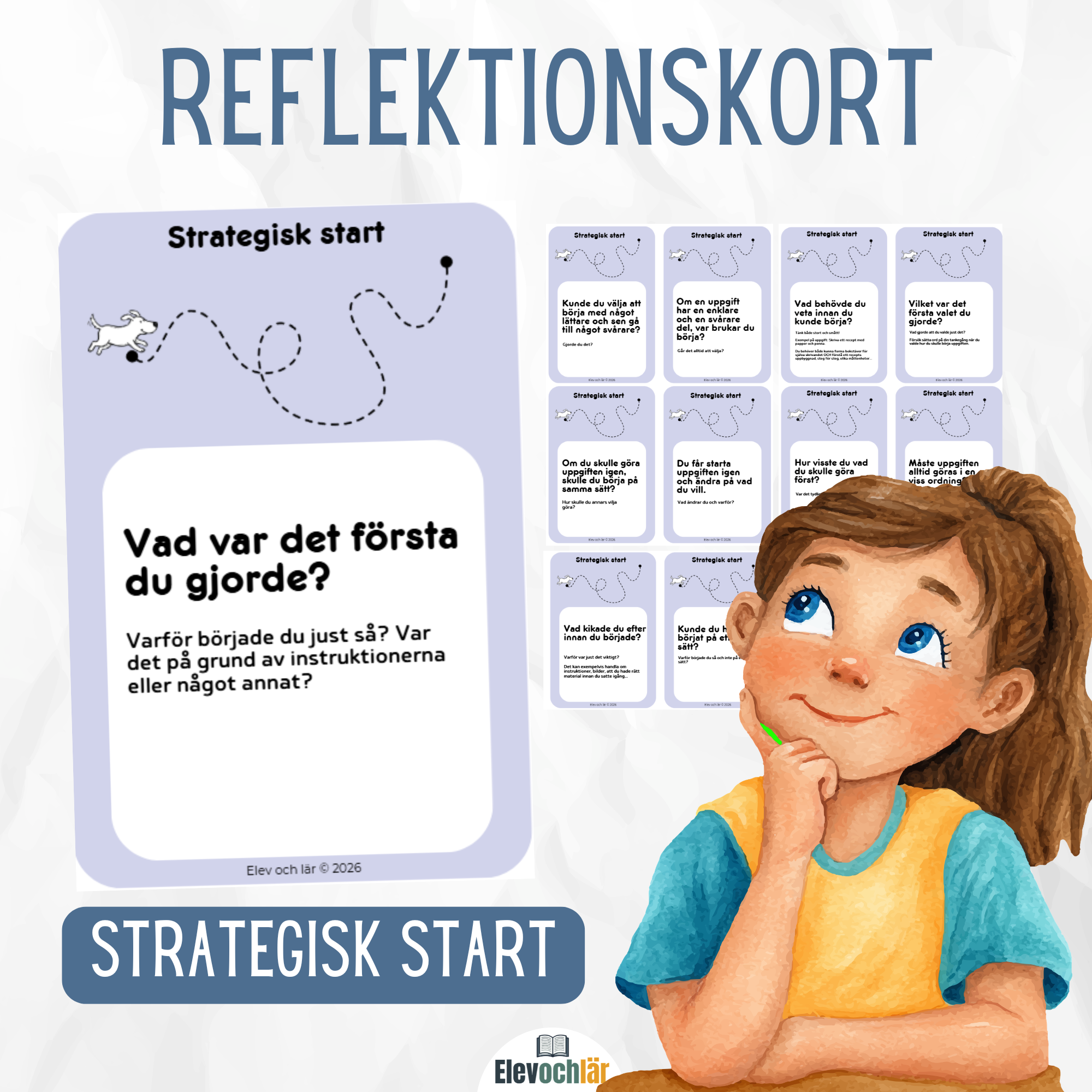 Reflektionskort - strategisk start