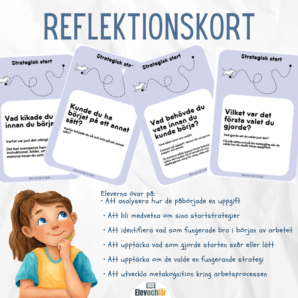 Reflektionskort - strategisk start