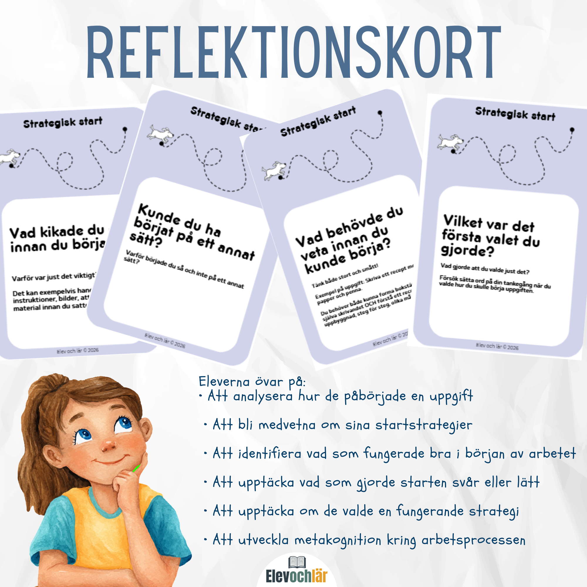 PAKET: Reflektionskort 60 stycken