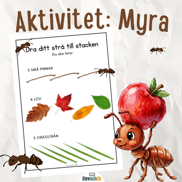 Dra ditt strå till stacken - natur och matteaktivitet