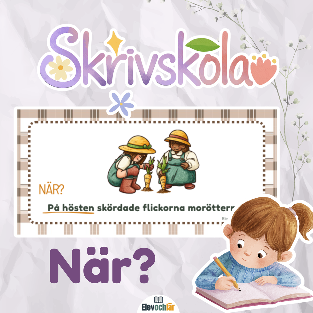 Skrivskola NÄR? - tre tydliga exempel på skrivstrategier