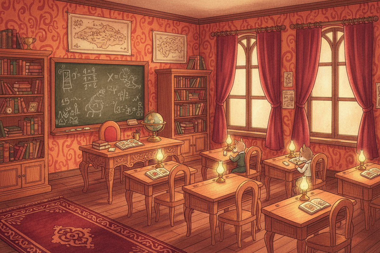 den är fin men gör den i tecknad sagoboksstil istället